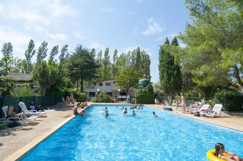 Camping Le Rebau Montblanc Dış mekan fotoğraf