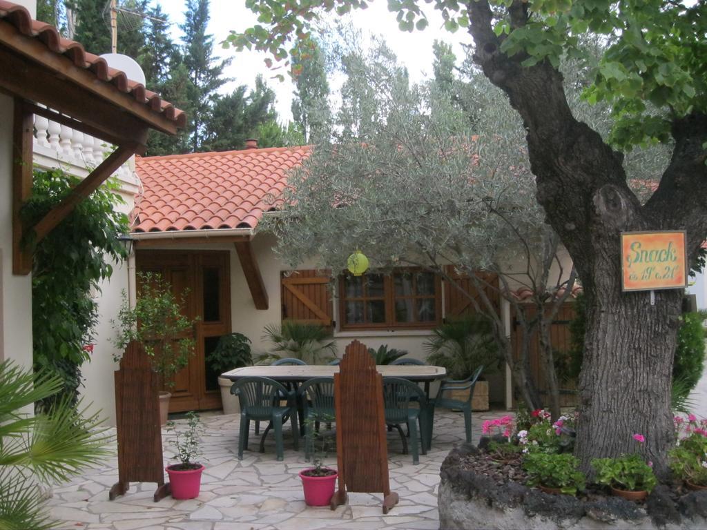 Camping Le Rebau Montblanc Dış mekan fotoğraf